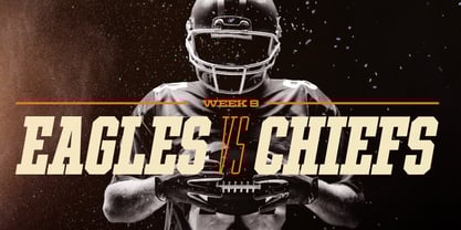 Ace Compressed Font Poster 4