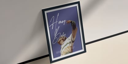 Faloney Script Font Poster 3