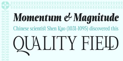 Magneta Condensed Font Poster 2