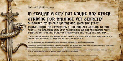 Richard Lahr Font Poster 3