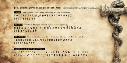 Richard Lahr Font Poster 2