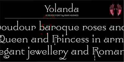 Yolanda Font Poster 1