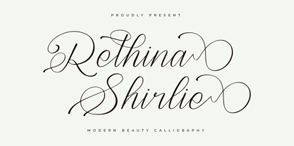 Rethina Shirlie Font Poster 1