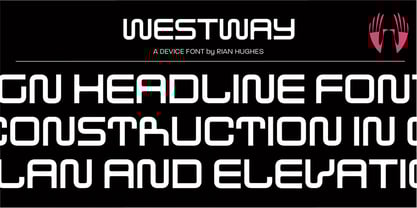 Westway Font Poster 1