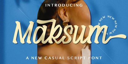 Maksum Font Poster 1
