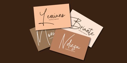 Bassoline Signature Font Poster 4