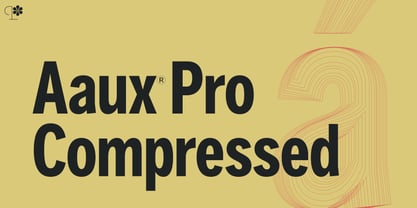Aaux Pro Compressed Font Poster 1