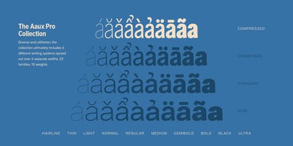 Aaux Pro Compressed Font Poster 3