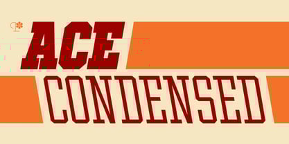Ace Condensed Font Poster 1