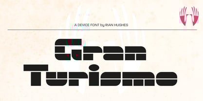 Gran Turismo Font Poster 5