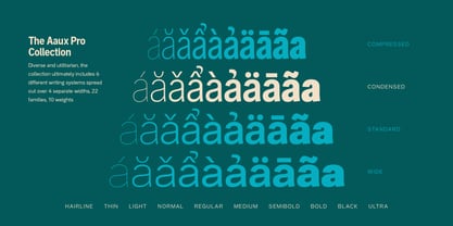 Aaux Pro Condensed Font Poster 3