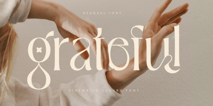 Beaquel Font Poster 6