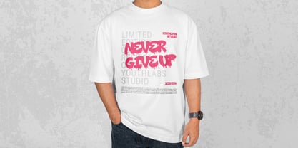 Aero Block Font Poster 13