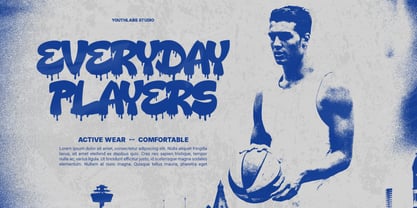 Aero Block Font Poster 7