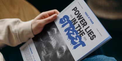 Aero Block Font Poster 10