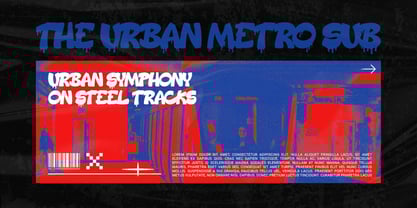 Aero Block Font Poster 6