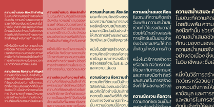 Clear Pro Thai Font Poster 4