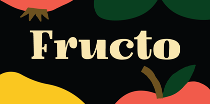 Fructo Font Poster 1
