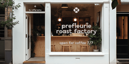 Prefleurie Font Poster 5