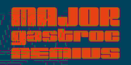 Muscle Font Poster 5