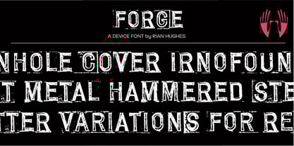 Forge Font Poster 1