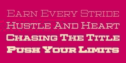 Ace Wide Font Poster 6