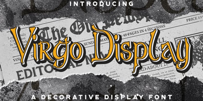 Virgo Display Font Poster 1