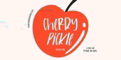 Cherry Pickle Font Poster 1