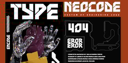 Neocrash Font Poster 3