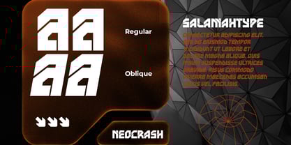Neocrash Font Poster 7