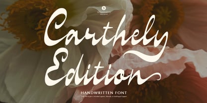Carthely Edition Font Poster 1