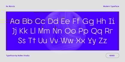 Morviz Font Poster 6