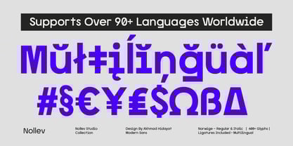 Morviz Font Poster 4