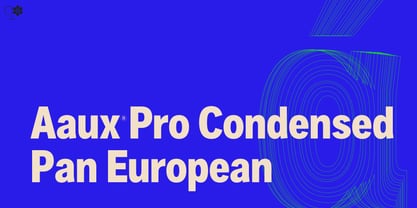 Aaux Pro Paneuropean Condensed Font Poster 1