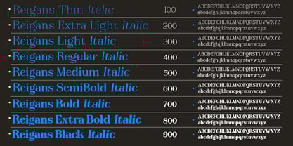 Reigans Font Poster 5