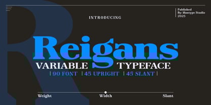 Reigans Font Poster 1