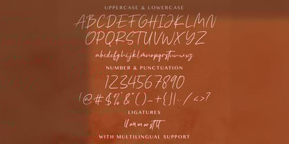 Angin Senja Font Poster 7