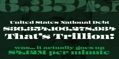 Greed Font Poster 3