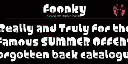 Foonky Font Poster 1