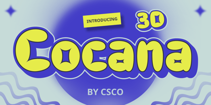 Cocana Font Poster 10