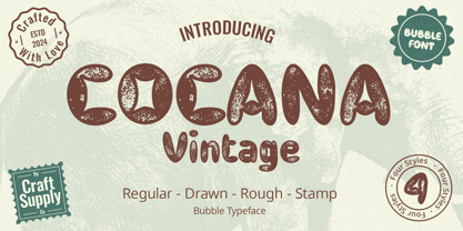 Cocana Font Poster 9