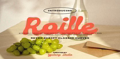 Roille Font Poster 1