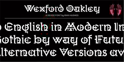 Wexford Oakley Font Poster 1