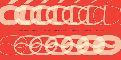 Halogen Flare Pro Paneuropean Font Poster 2