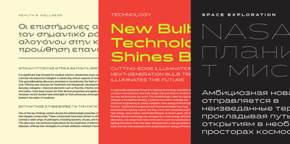 Halogen Flare Pro Paneuropean Font Poster 3