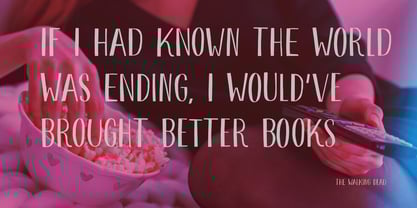 Spoiler Alert Font Poster 2