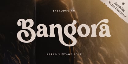 Bangora Font Poster 1