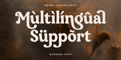 Bangora Font Poster 12