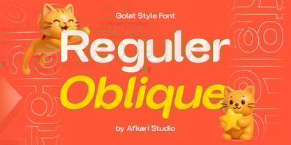 Golat Font Poster 9