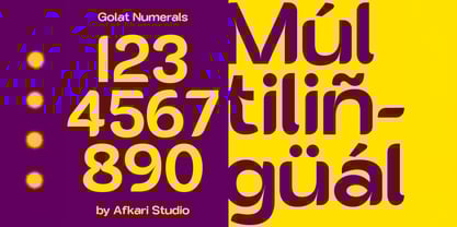 Golat Font Poster 10